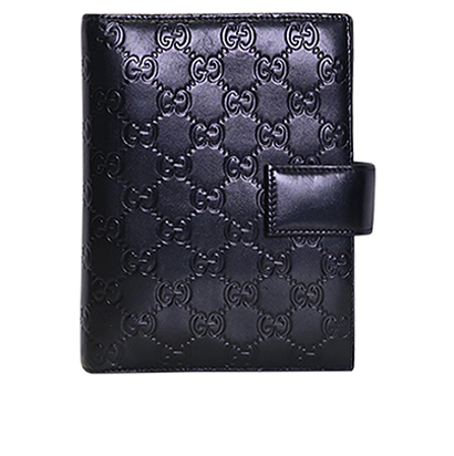Gucci Standard Agenda M, &pound;95, Accessories, Black, Leather, Front view